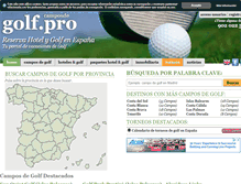 Tablet Screenshot of camposdegolf.pro